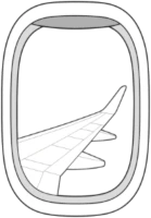 CabinShade Logo - Airplane Window Icon